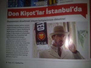 Eric Cantona Four Four Two magazine and FC Sports Marketing